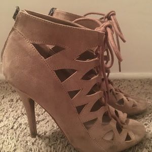 Lace up heels
